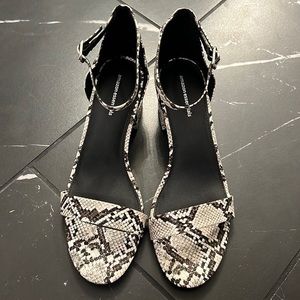 Amazon Essentials Women’s Two Strap Heeled Sandals